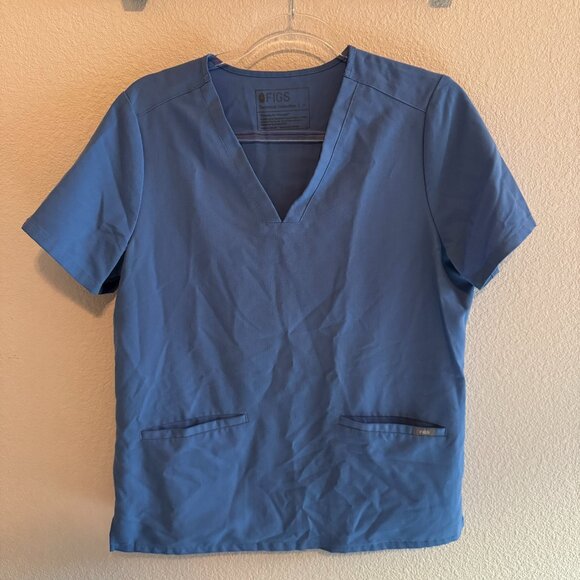 Figs light blue Scrub top Technical Collection - Picture 1 of 7
